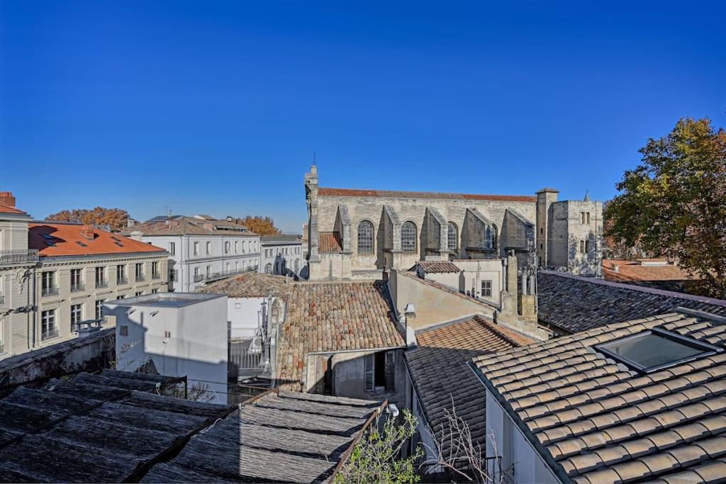 Le Loft Des Papes - 2 Terrasses - Vue Panoramique Sur La Ville - Ac Clim Avignon Buitenkant foto